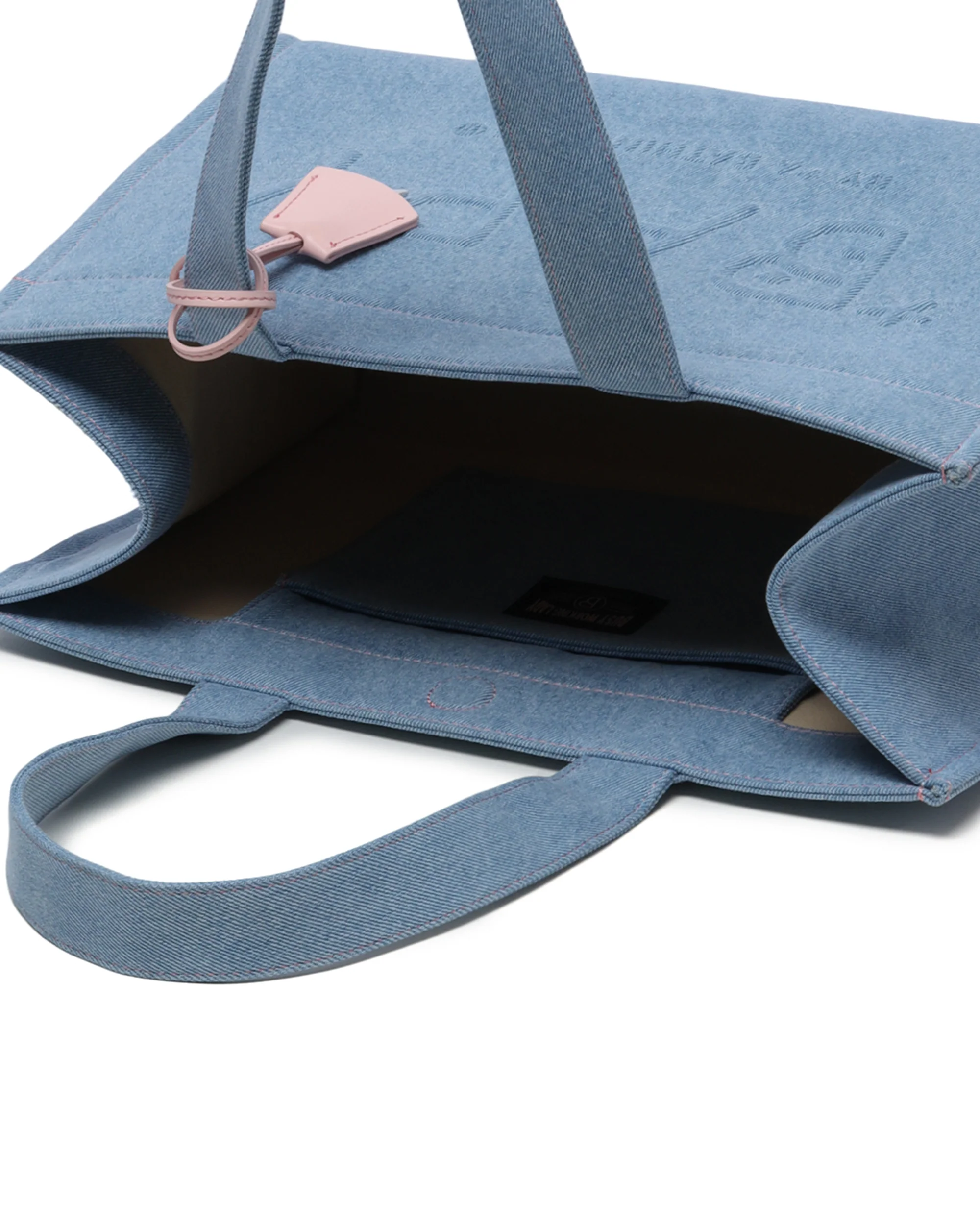 BAPY LOGO EMBOSSED DENIM TOTE - Image 7